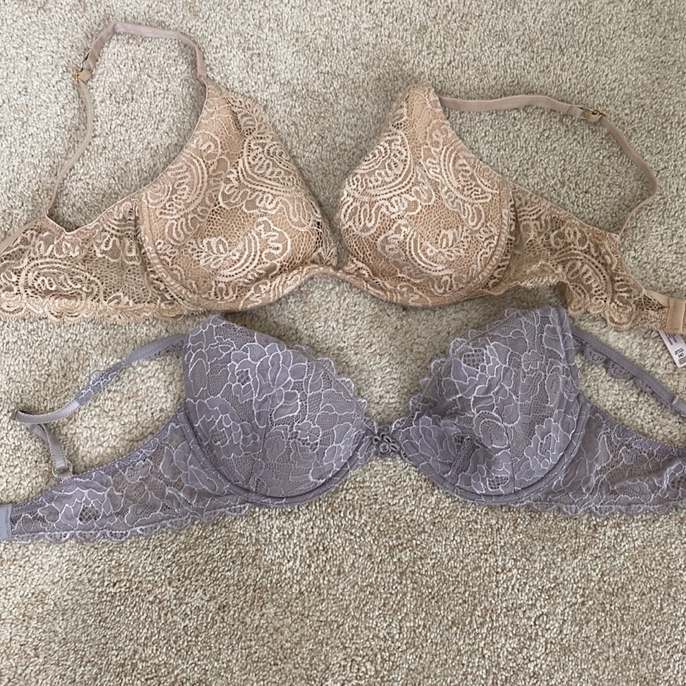Set of Victoria Secret Bras push-up without padding